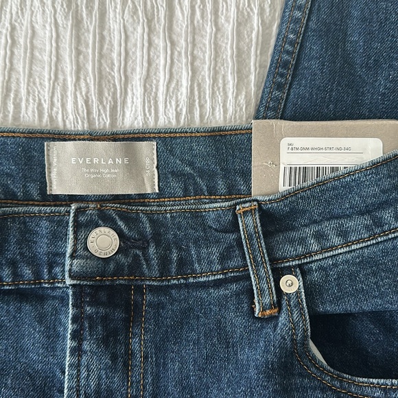 NWT EVERLANE The Way High Jean Size 34 Crop - Picture 6 of 8